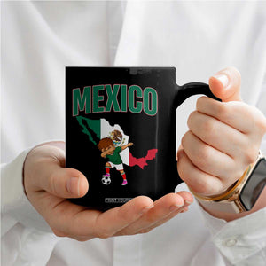 Mexico Soccer Boy Dabbing Boy Mexican Flag Map Coffee Mug TS14 Print Your Wear