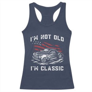 I'm Not Old I'm Classic Racerback Tank Top 1941 American Classic Hotrod TS14 Navy Print Your Wear