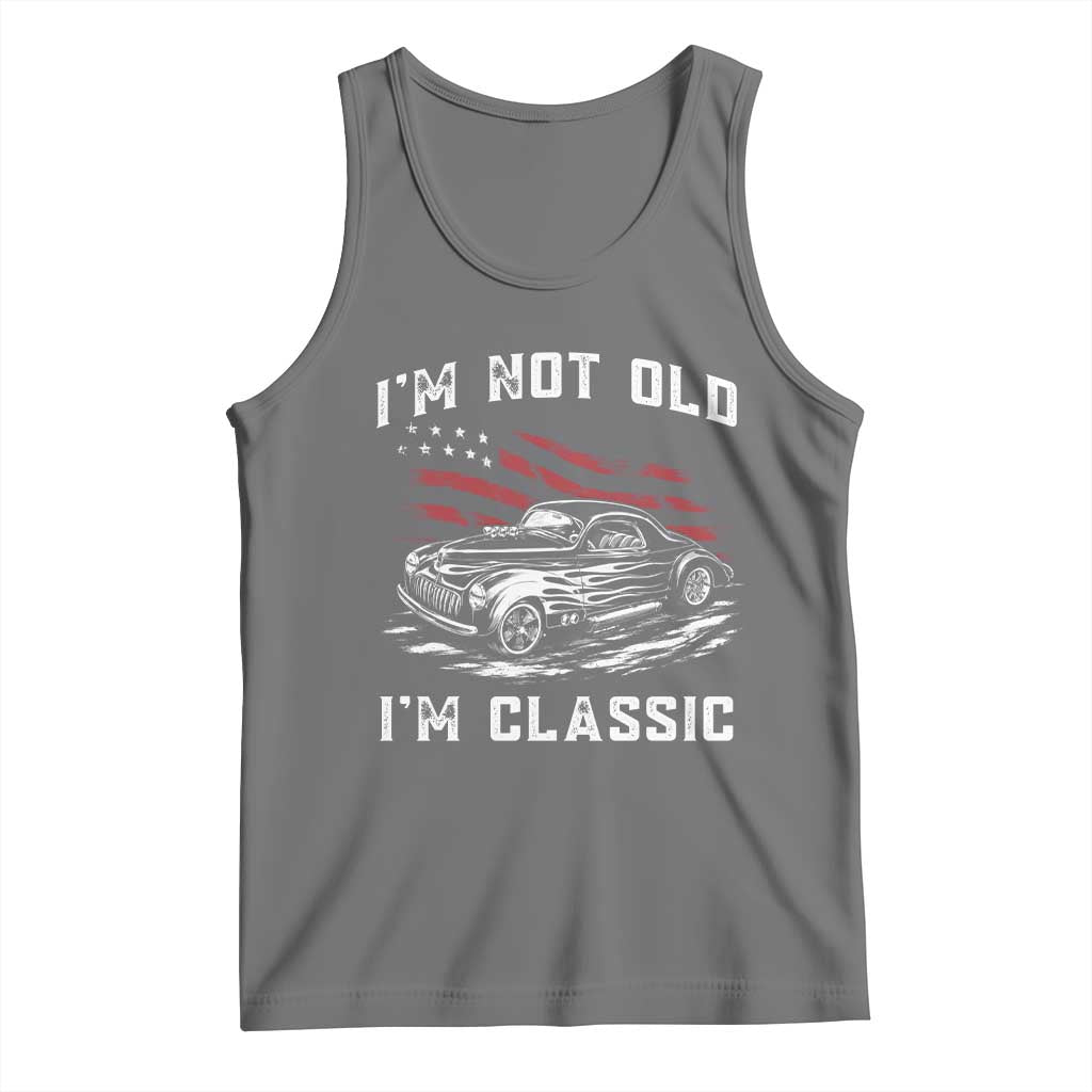 I'm Not Old I'm Classic Tank Top 1941 American Classic Hotrod TS14 Black Heather Print Your Wear