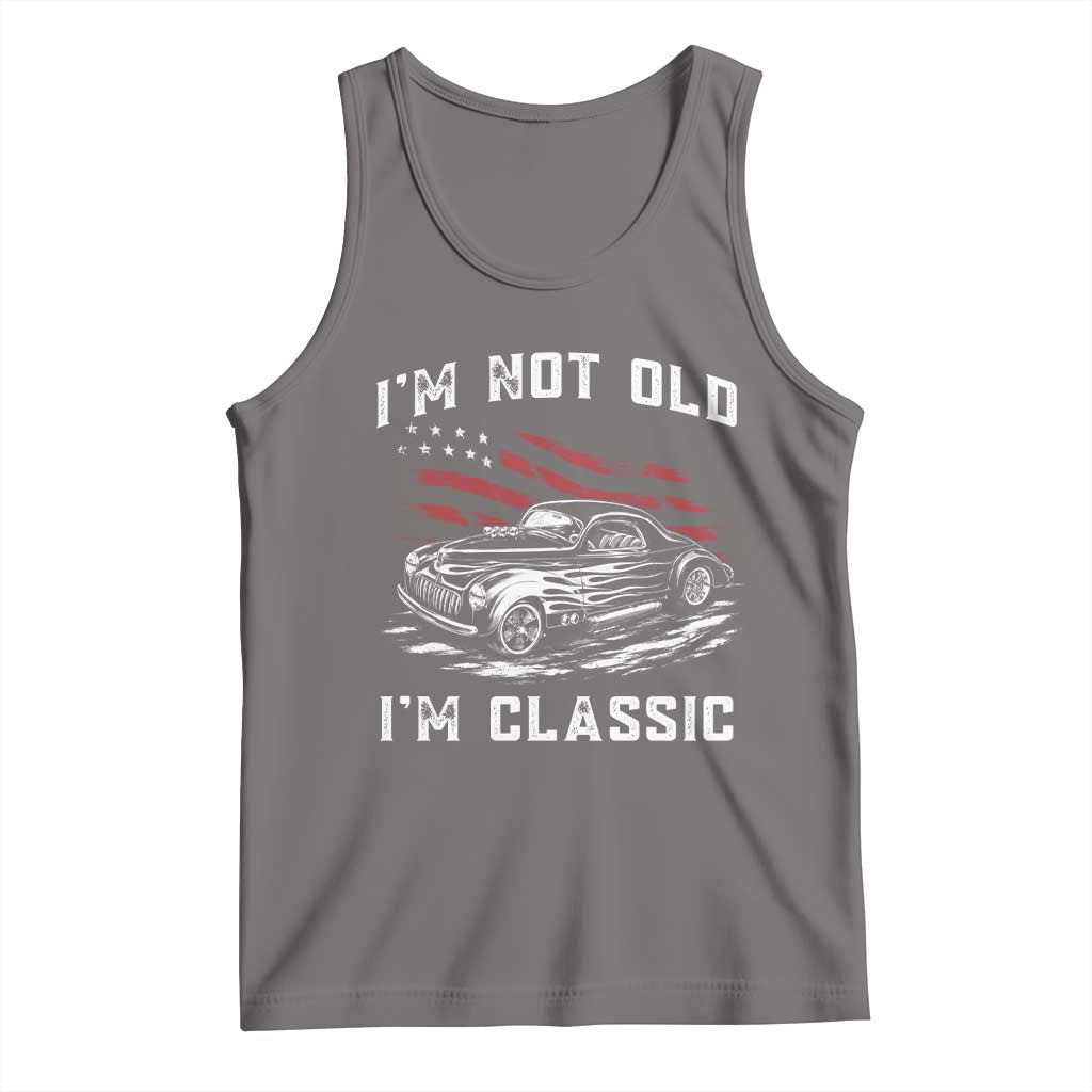 I'm Not Old I'm Classic Tank Top 1941 American Classic Hotrod TS14 Deep Heather Print Your Wear