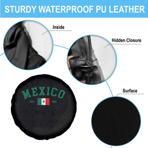 Mexico Mexican Flag Vintage Pride Spare Tire Cover TS14 Print Your Wear