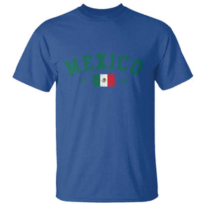 Mexico Mexican Flag Vintage Pride T Shirt TS14 Royal Blue Print Your Wear