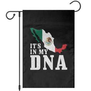 It's in My DNA Mexican Proud Hispanic Gift Mexico Flag Garden Flag TS14 Black Print Your Wear