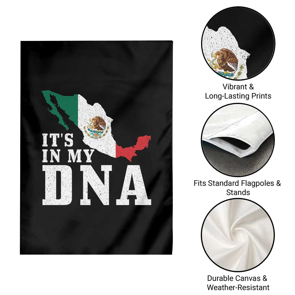 It's in My DNA Mexican Proud Hispanic Gift Mexico Flag Garden Flag TS14 Print Your Wear