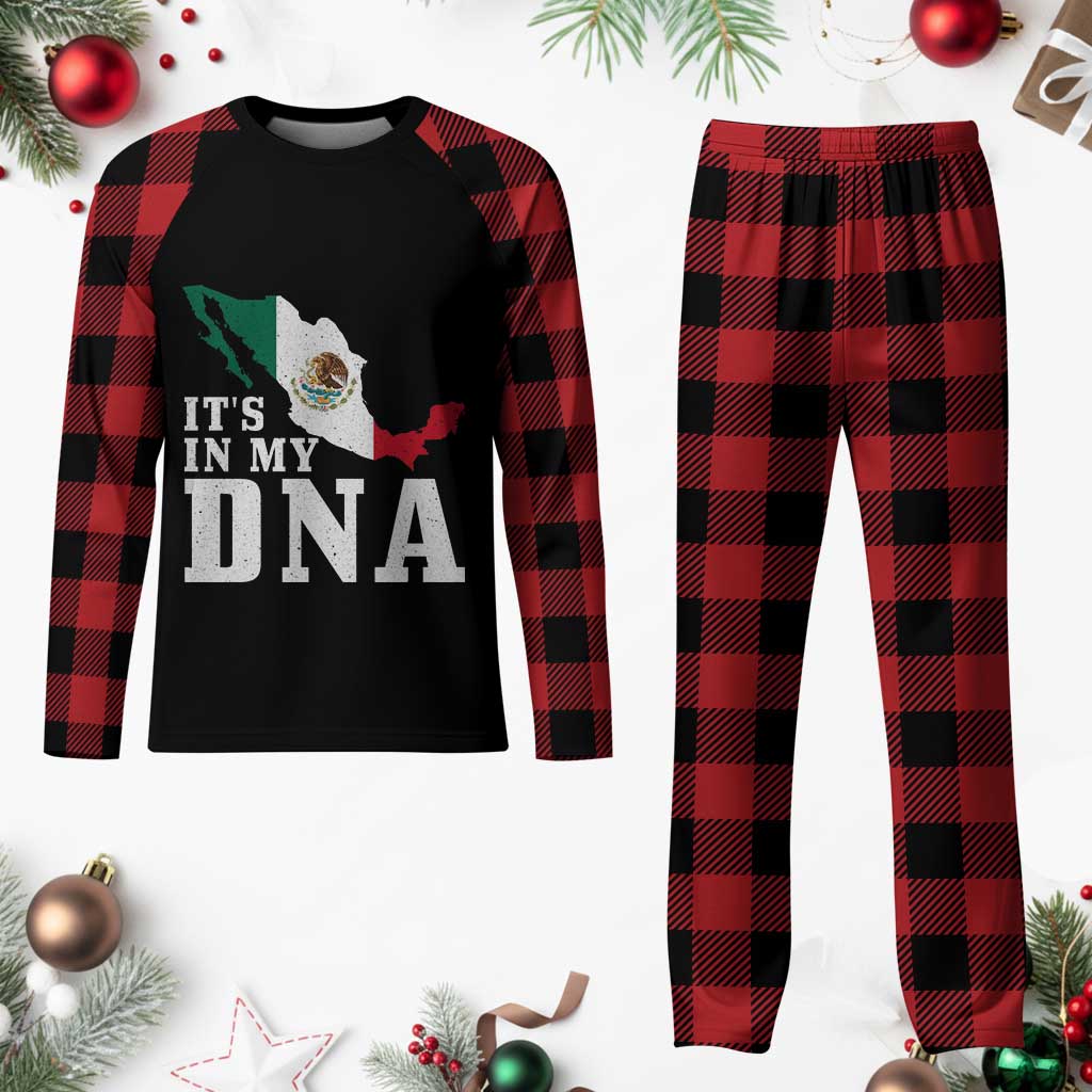 It's in My DNA Mexican Proud Hispanic Gift Mexico Flag Plaid Pajama Set TS14 Buffalo Plaid Print Your Wear