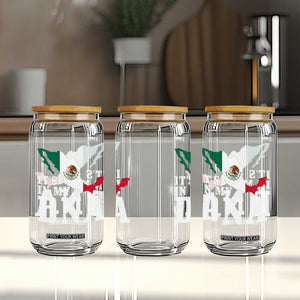 It's in My DNA Mexican Proud Hispanic Gift Mexico Flag Glass Can TS14 Print Your Wear