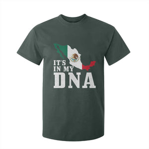 It's in My DNA Mexican Proud Hispanic Gift Mexico Flag T Shirt For Kid TS14 Dark Forest Green Print Your Wear