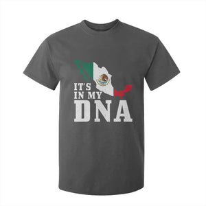 It's in My DNA Mexican Proud Hispanic Gift Mexico Flag T Shirt For Kid TS14 Dark Heather Print Your Wear