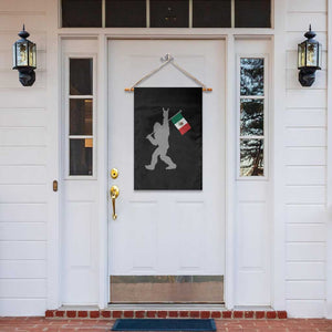 Bigfoot Rock On Hold Mexico Flag Sasquatch Believers Garden Flag TS14 Print Your Wear