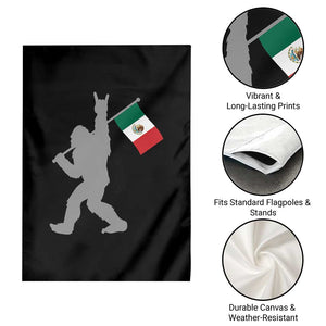 Bigfoot Rock On Hold Mexico Flag Sasquatch Believers Garden Flag TS14 Print Your Wear