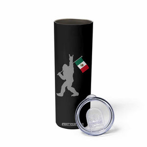 Bigfoot Rock On Hold Mexico Flag Sasquatch Believers Skinny Tumbler TS14 Print Your Wear