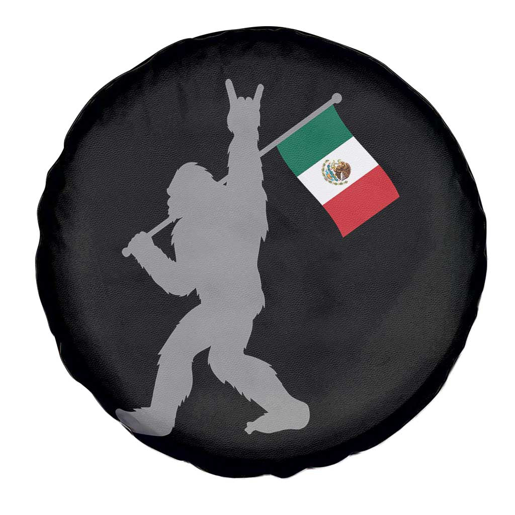 Bigfoot Rock On Hold Mexico Flag Sasquatch Believers Spare Tire Cover TS14 Print Your Wear