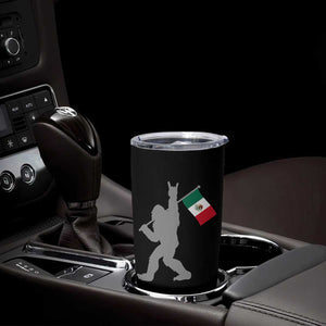 Bigfoot Rock On Hold Mexico Flag Sasquatch Believers Tumbler Cup TS14 Print Your Wear
