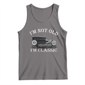 I'm Not Old I'm Classic Tank Top Traditional Hot Rod Sedan Tudor Fordor TS14 Deep Heather Print Your Wear