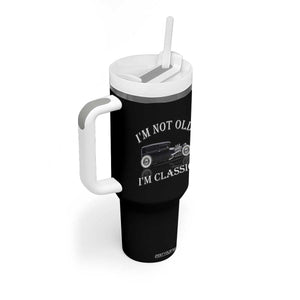 I'm Not Old I'm Classic Tumbler With Handle Traditional Hot Rod Sedan Tudor Fordor TS14 Print Your Wear