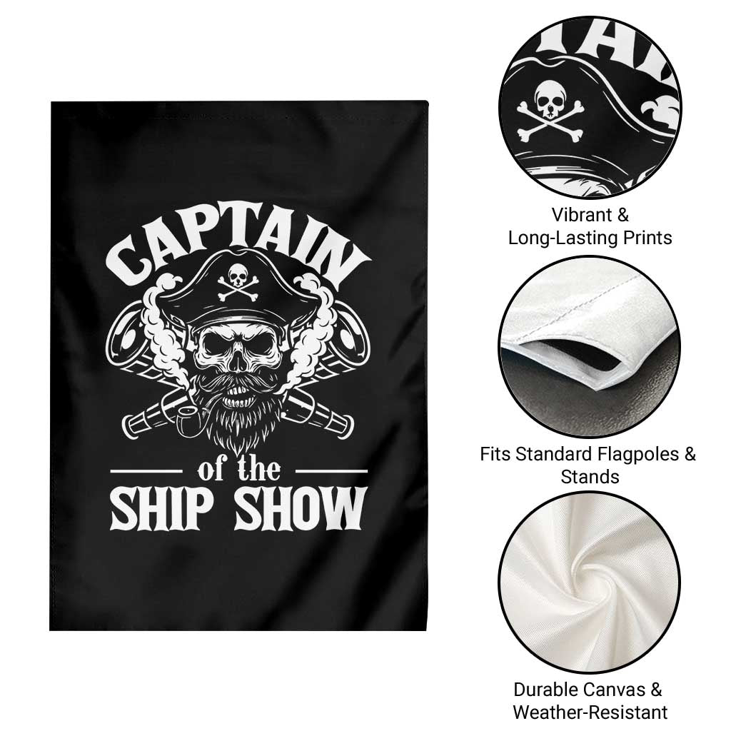Funny Boat Captain Pun Garden Flag Captain Of The Ship Show TS14 Print Your Wear