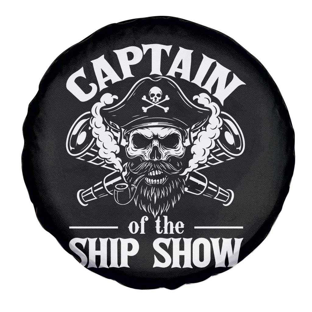 Funny Boat Captain Pun Spare Tire Cover Captain Of The Ship Show TS14 Print Your Wear
