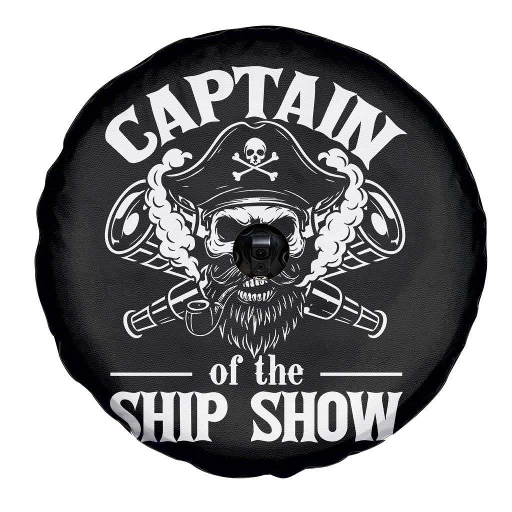 Funny Boat Captain Pun Spare Tire Cover Captain Of The Ship Show TS14 Print Your Wear
