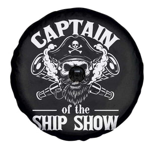 Funny Boat Captain Pun Spare Tire Cover Captain Of The Ship Show TS14 Print Your Wear