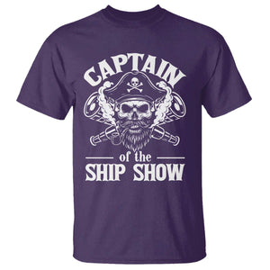 Funny Boat Captain Pun T Shirt Captain Of The Ship Show TS14 Purple Print Your Wear