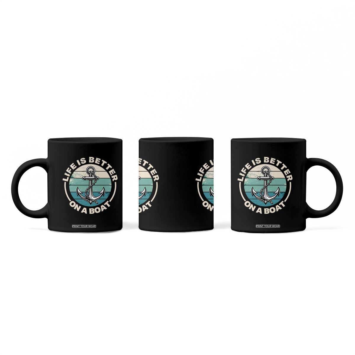 Funny Boating Coffee Mug Life Is Better On A Boat TS14 Print Your Wear