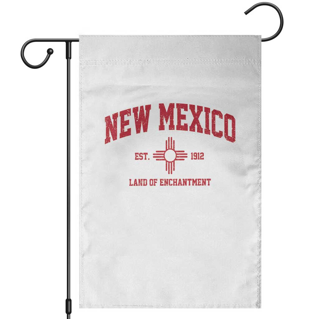 Vintage New Mexico Flag Zia Sun Souvenir Garden Flag TS14 White Print Your Wear