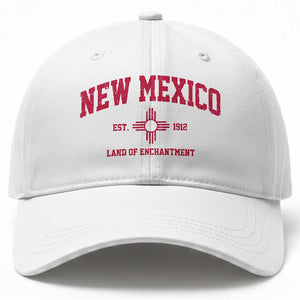 Vintage New Mexico Flag Zia Sun Souvenir Baseball Cap TS14 Print Your Wear