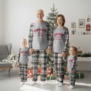 Vintage New Mexico Flag Zia Sun Souvenir Plaid Pajama Set TS14 Christmas Plaid Print Your Wear