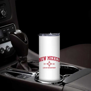 Vintage New Mexico Flag Zia Sun Souvenir Skinny Tumbler TS14 Print Your Wear