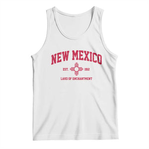 Vintage New Mexico Flag Zia Sun Souvenir Tank Top TS14 White Print Your Wear