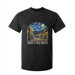 Santa Fe New Mexico Starry Night Style T Shirt For Kid TS14 Black Print Your Wear