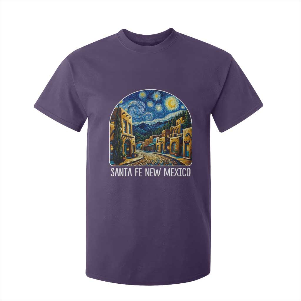 Santa Fe New Mexico Starry Night Style T Shirt For Kid TS14 Purple Print Your Wear