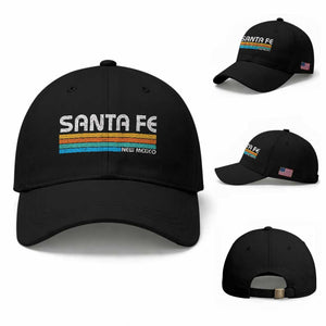 Retro Santa Fe New Mexico Distressed Souvenir Baseball Cap