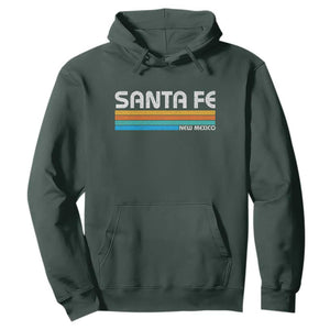 Retro Santa Fe New Mexico Distressed Souvenir Hoodie