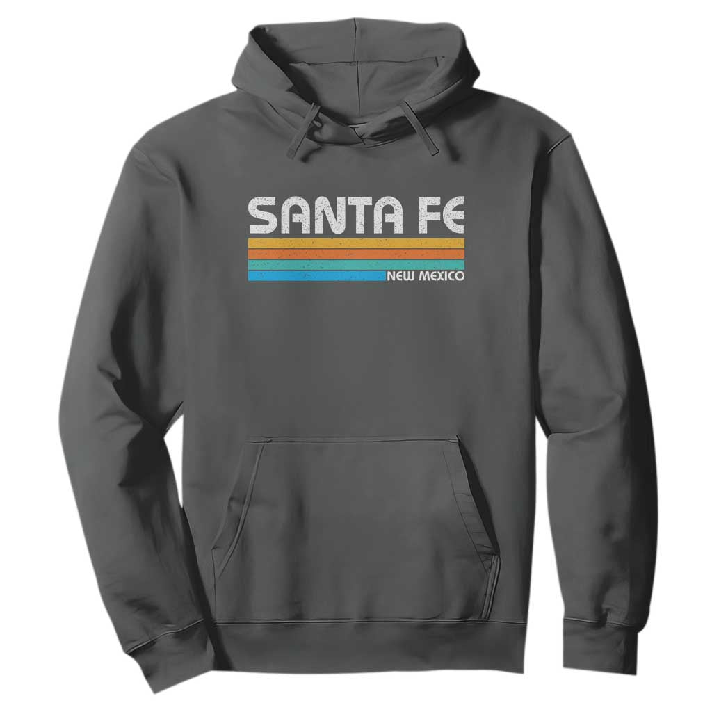 Retro Santa Fe New Mexico Distressed Souvenir Hoodie