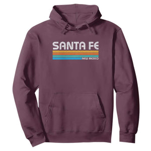 Retro Santa Fe New Mexico Distressed Souvenir Hoodie