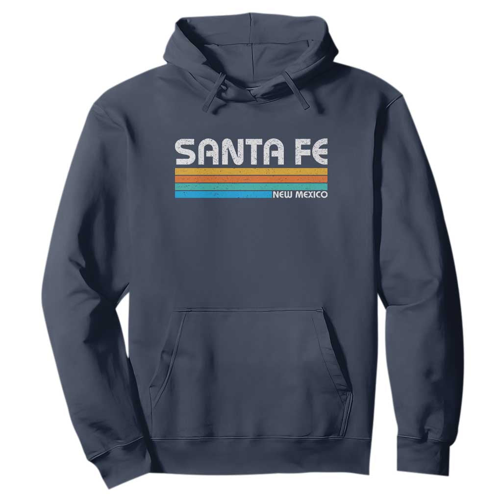 Retro Santa Fe New Mexico Distressed Souvenir Hoodie