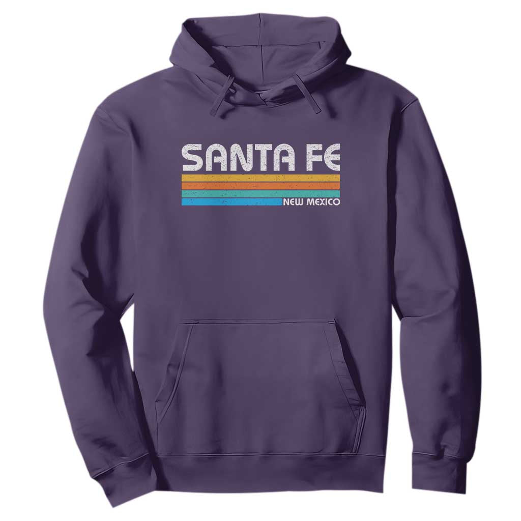 Retro Santa Fe New Mexico Distressed Souvenir Hoodie