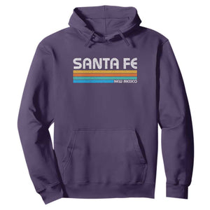 Retro Santa Fe New Mexico Distressed Souvenir Hoodie