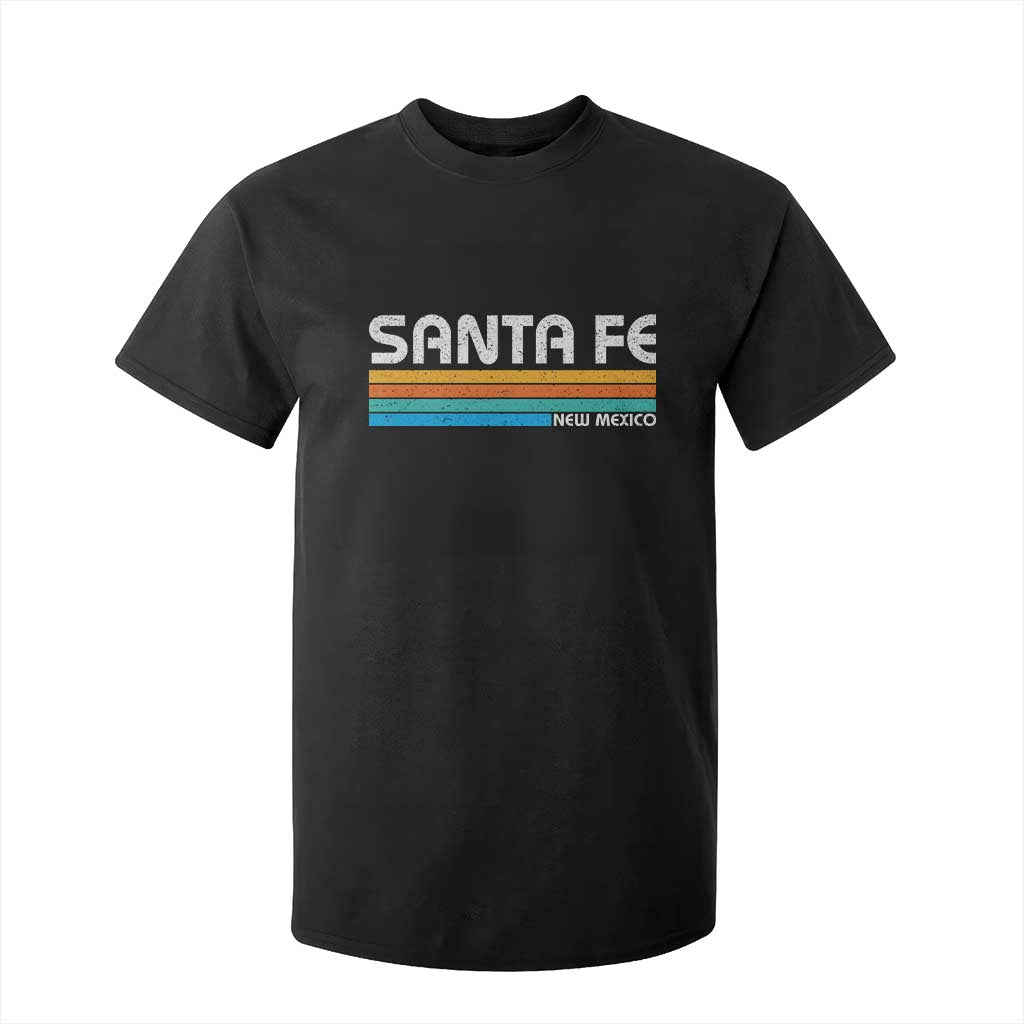Retro Santa Fe New Mexico Distressed Souvenir T Shirt For Kid