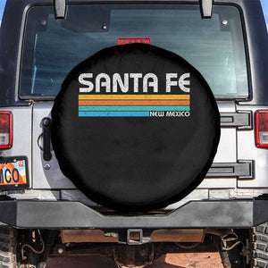 Retro Santa Fe New Mexico Distressed Souvenir Spare Tire Cover