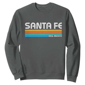 Retro Santa Fe New Mexico Distressed Souvenir Sweatshirt