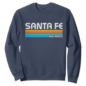 Retro Santa Fe New Mexico Distressed Souvenir Sweatshirt