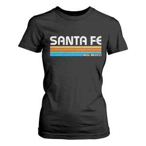 Retro Santa Fe New Mexico Distressed Souvenir T Shirt For Women