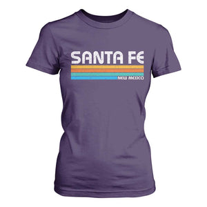 Retro Santa Fe New Mexico Distressed Souvenir T Shirt For Women