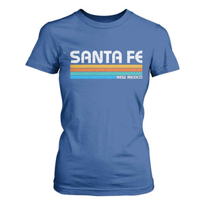 Retro Santa Fe New Mexico Distressed Souvenir T Shirt For Women