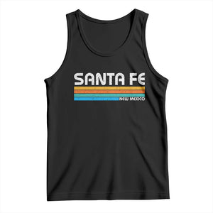 Retro Santa Fe New Mexico Distressed Souvenir Tank Top