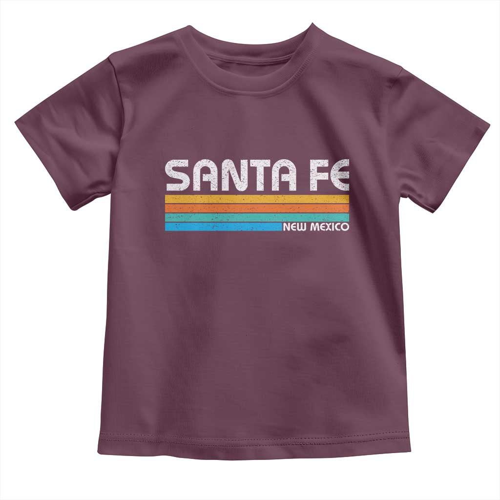 Retro Santa Fe New Mexico Distressed Souvenir Toddler T Shirt