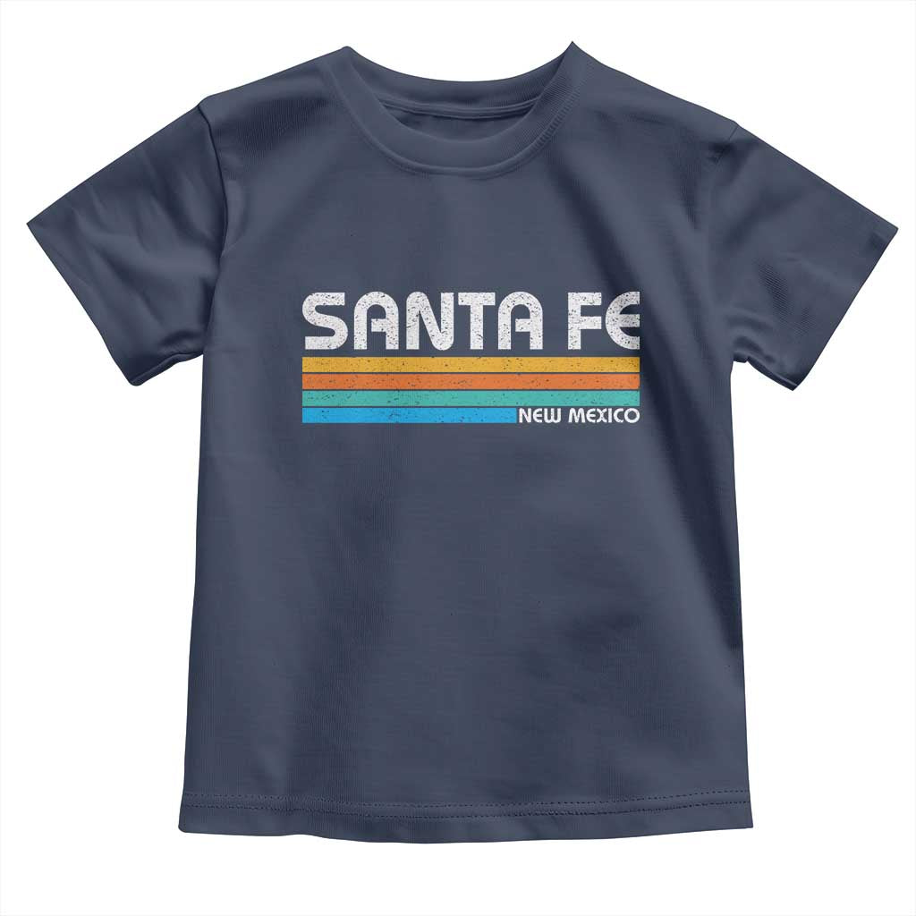 Retro Santa Fe New Mexico Distressed Souvenir Toddler T Shirt