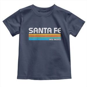 Retro Santa Fe New Mexico Distressed Souvenir Toddler T Shirt